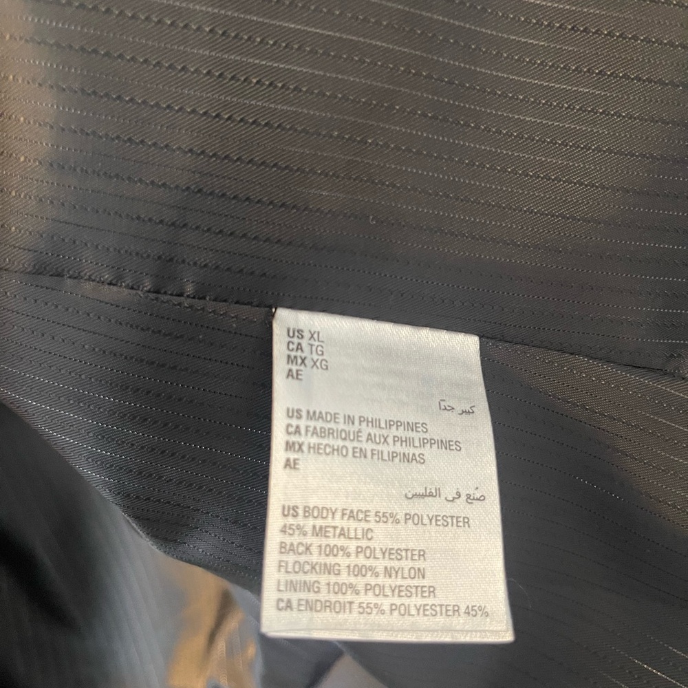 NWOT INC Concepts Men’s Black Velvet and Metallic Gold Blazer - size XL - Picture 7 of 8